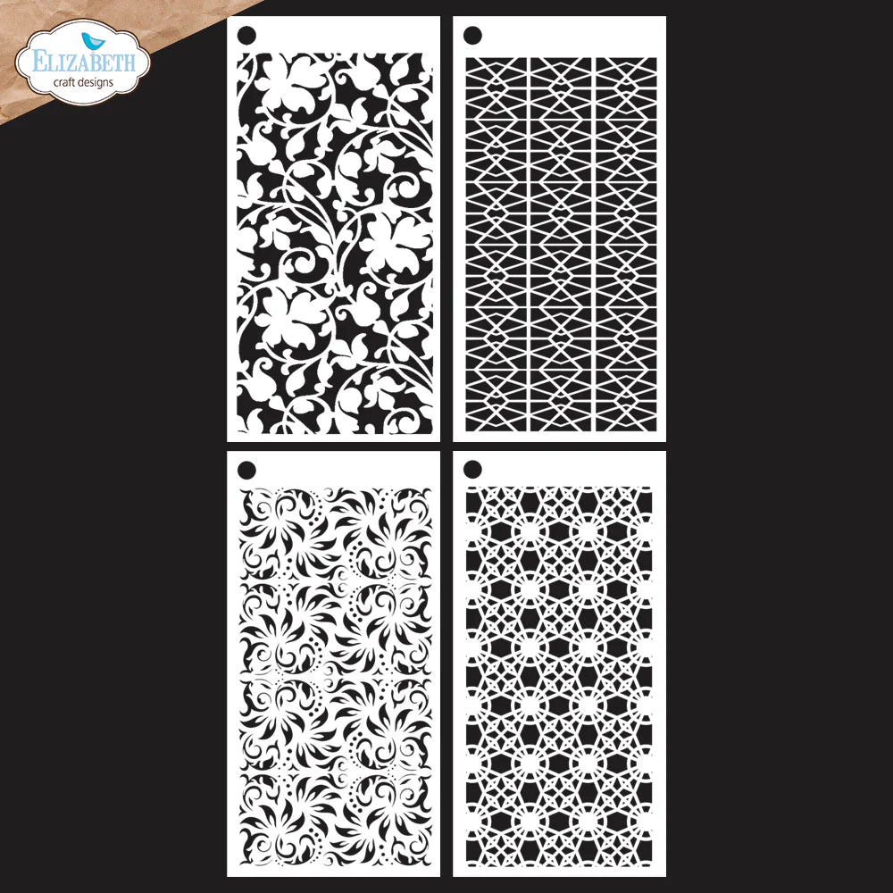 Elizabeth Craft Designs Journal Stencils 7